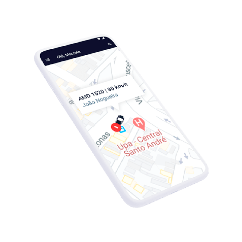 Aplicativo do motorista da Cobli